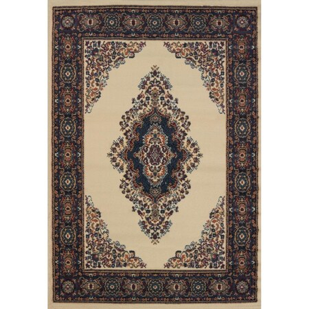 United Weavers 1 ft. 11 in. x 7 ft. 4 in. Manhattan Cathedral Runner RugBurgundy 940 35334 28